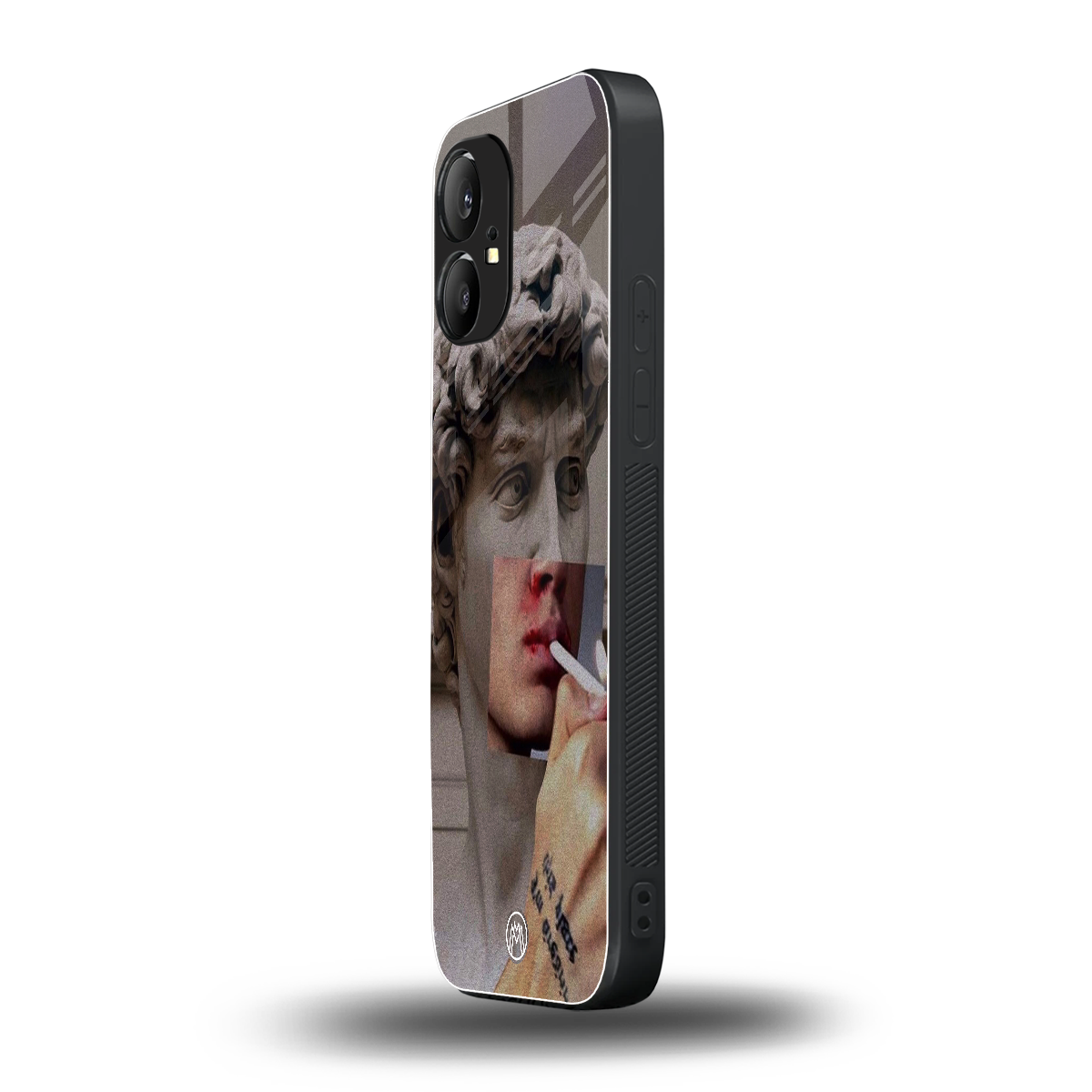 sculpted smoke back phone cover | glass case for nothing phone 1