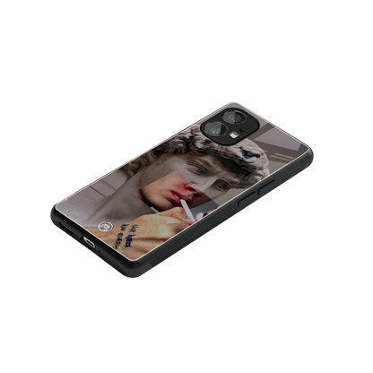 sculpted smoke back phone cover | glass case for nothing phone 1
