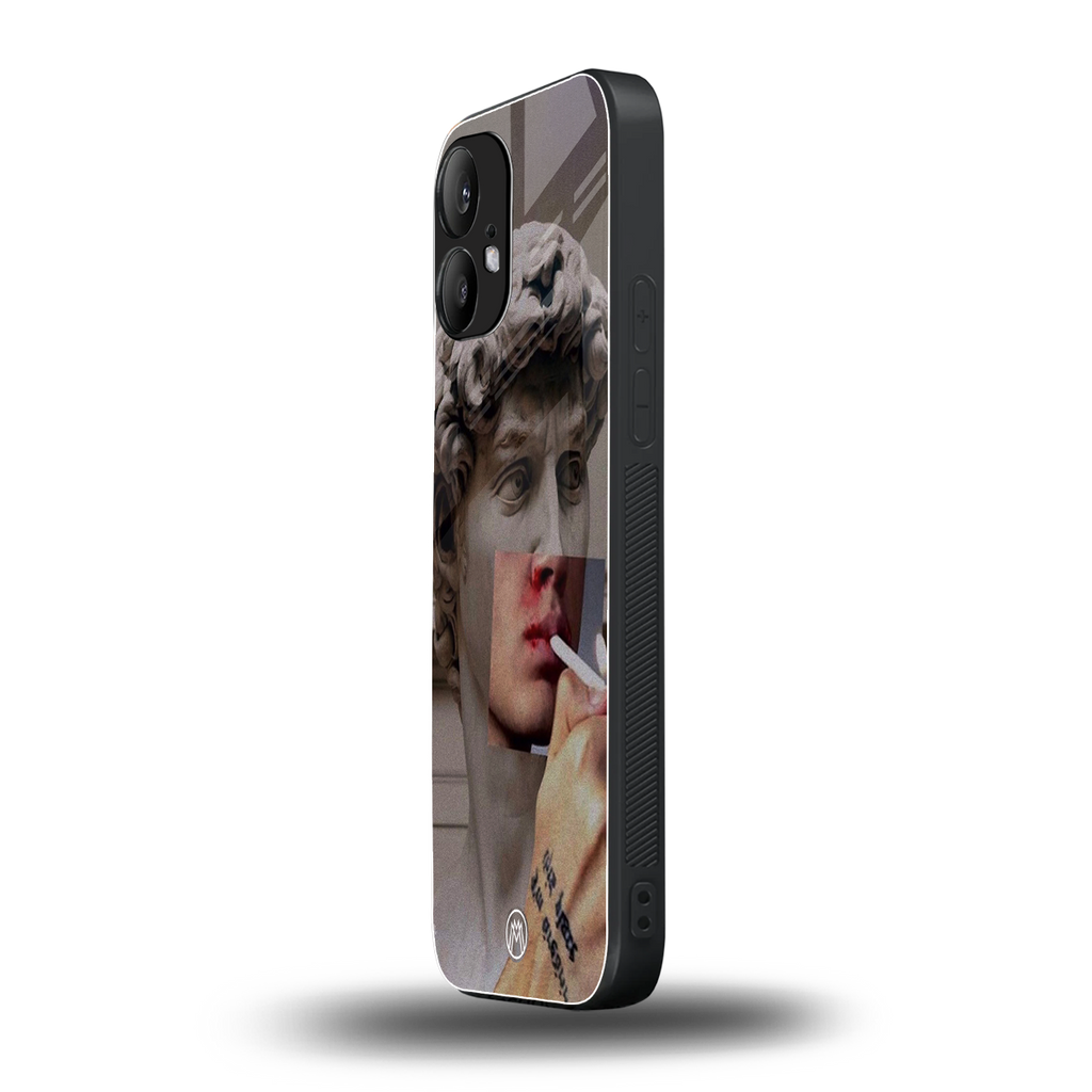 sculpted smoke back phone cover | glass case for nothing phone 2