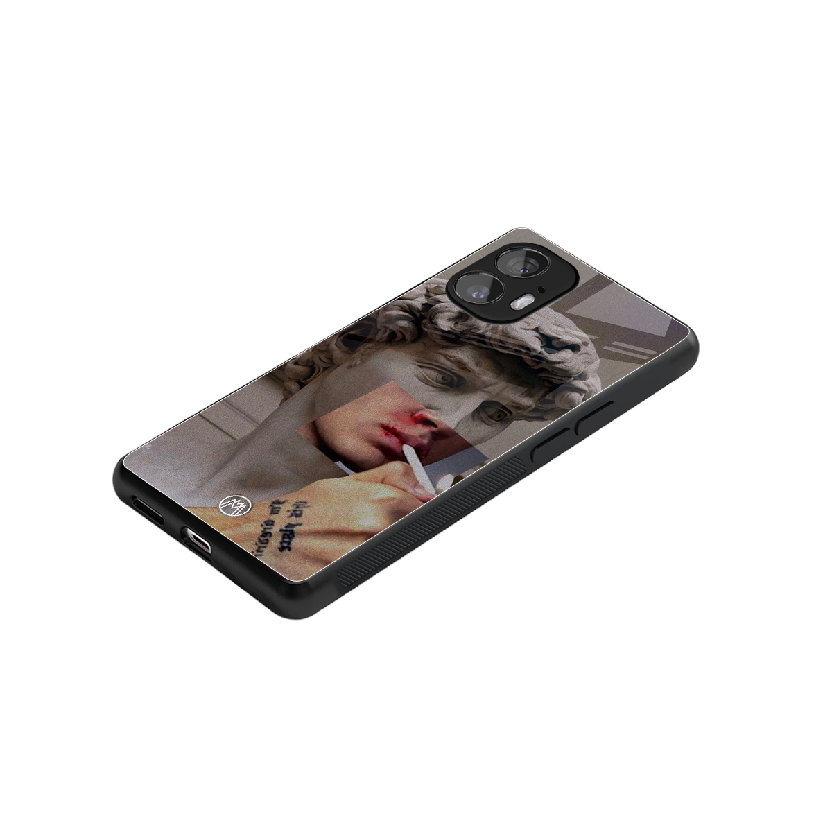 sculpted smoke back phone cover | glass case for nothing phone 2