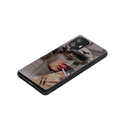 sculpted smoke back phone cover | glass case for nothing phone 2