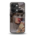 sculpted smoke back phone cover | glass case for oneplus nord 3