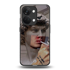 sculpted smoke back phone cover | glass case for oneplus nord 3