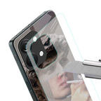 sculpted smoke back phone cover | glass case for oneplus nord 3
