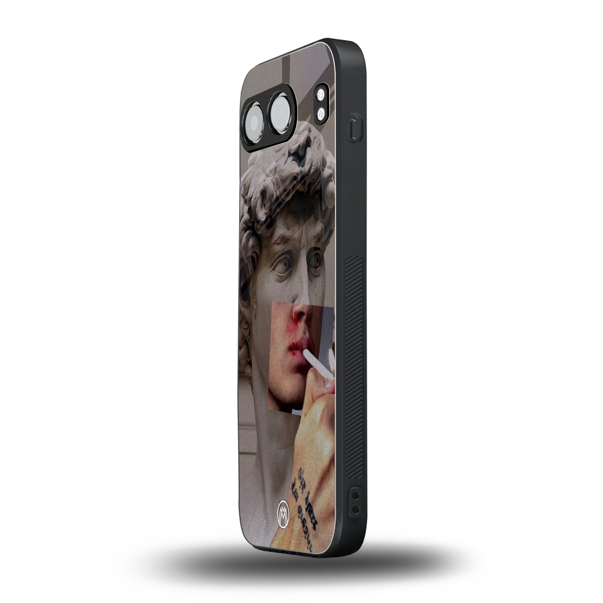 sculpted smoke back phone cover | glass case for oneplus nord 4