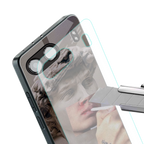 sculpted smoke back phone cover | glass case for oneplus nord 4