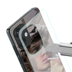 sculpted smoke back phone cover | glass case for oneplus nord ce 3