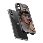 sculpted smoke back phone cover | glass case for oneplus nord ce 4 lite