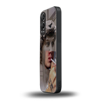 sculpted smoke back phone cover | glass case for oneplus nord ce 4 lite