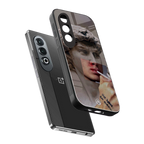 sculpted smoke back phone cover | glass case for oneplus nord ce 4