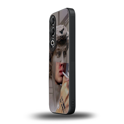 sculpted smoke back phone cover | glass case for oneplus nord ce 4