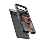 sculpted smoke back phone cover | glass case for google pixel 6 pro