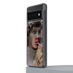 sculpted smoke back phone cover | glass case for google pixel 6 pro