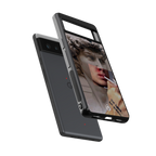 sculpted smoke back phone cover | glass case for google pixel 6