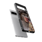sculpted smoke back phone cover | glass case for google pixel 8 pro