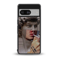 sculpted smoke back phone cover | glass case for Google Pixel 8