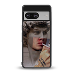 sculpted smoke back phone cover | glass case for Google Pixel 8