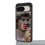 sculpted smoke back phone cover | glass case for google pixel 9