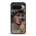 sculpted smoke back phone cover | glass case for google pixel 9 pro xl