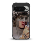 sculpted smoke back phone cover | glass case for google pixel 9 pro xl