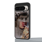 sculpted smoke back phone cover | glass case for google pixel 9 pro xl