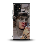 sculpted smoke back phone cover | glass case for samsung galaxy s23 ultra