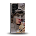 sculpted smoke back phone cover | glass case for samsung galaxy s25 ultra
