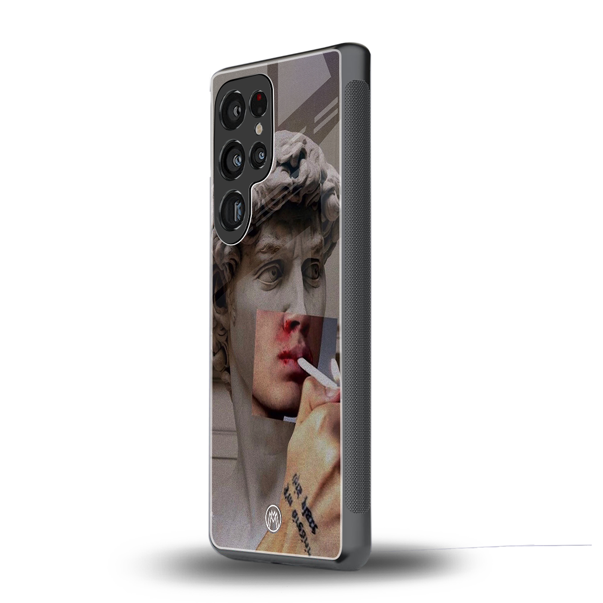 sculpted smoke back phone cover | glass case for samsung galaxy s25 ultra