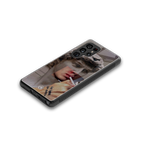 sculpted smoke back phone cover | glass case for samsung galaxy s25 ultra