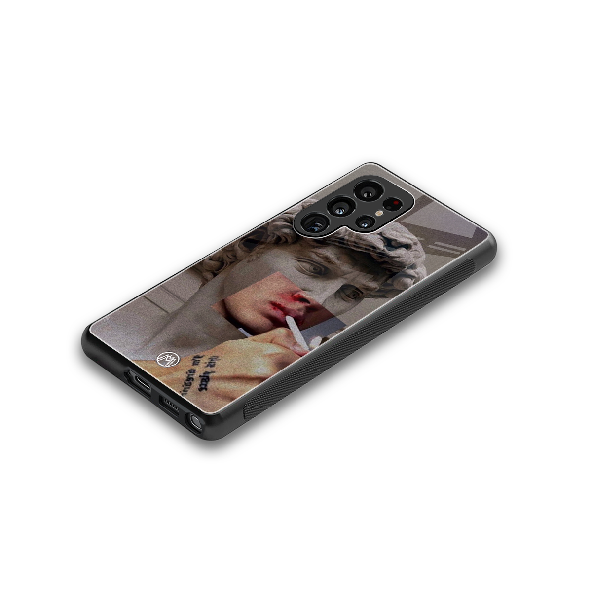 sculpted smoke back phone cover | glass case for samsung galaxy s25 ultra