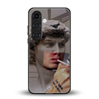 sculpted smoke back phone cover | glass case for samsung galaxy s24 plus
