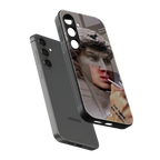 sculpted smoke back phone cover | glass case for samsung galaxy s25