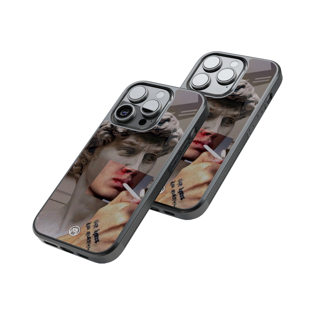 Protective Glass Back Phone Case Compatible with iPhone, Samsung, OnePlus, Pixel & More