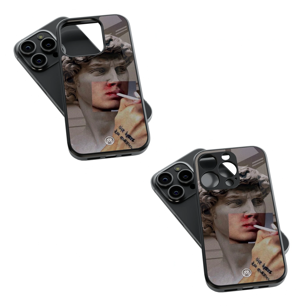 Trendy Glass Back Mobile Case for iPhone, Samsung, Redmi, OnePlus, Google Pixel, Motorola
