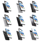 Durable Glass Back Mobile Case for iPhone, Samsung, OnePlus, Google Pixel, Redmi, Vivo, Oppo