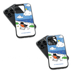 Trendy Glass Back Mobile Case for iPhone, Samsung, Redmi, OnePlus, Google Pixel, Motorola