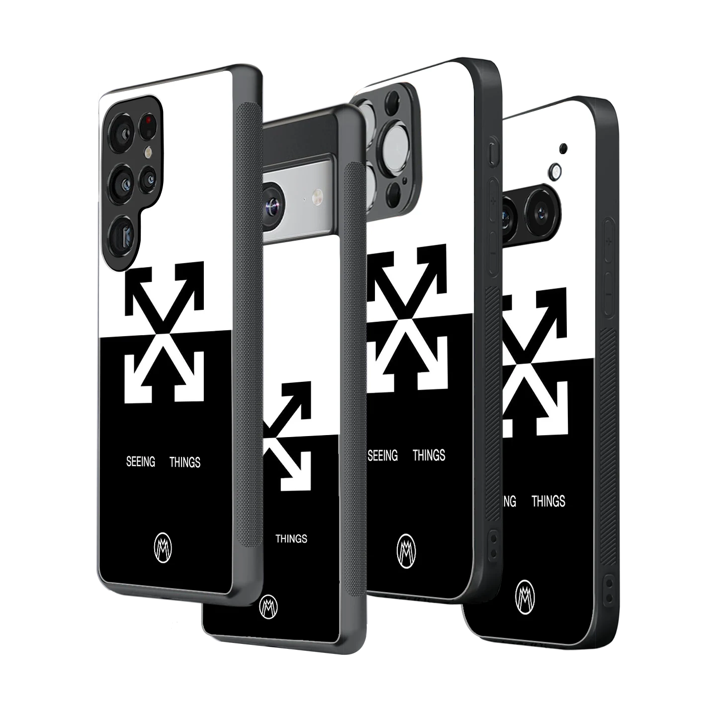 Stylish Glass Back Case for All Smartphones iPhone, Samsung, OnePlus, Pixel, Redmi, Oppo, Vivo, Motorola