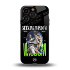 seeking wisdom back phone cover | glass case for iphone 13 pro