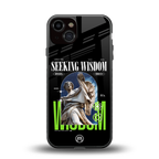 seeking wisdom back phone cover | glass case for iphone 13