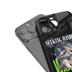 seeking wisdom back phone cover | glass case for iphone 14 plus