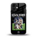 seeking wisdom back phone cover | glass case for iphone 16