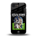 seeking wisdom back phone cover | glass case for iphone 16e