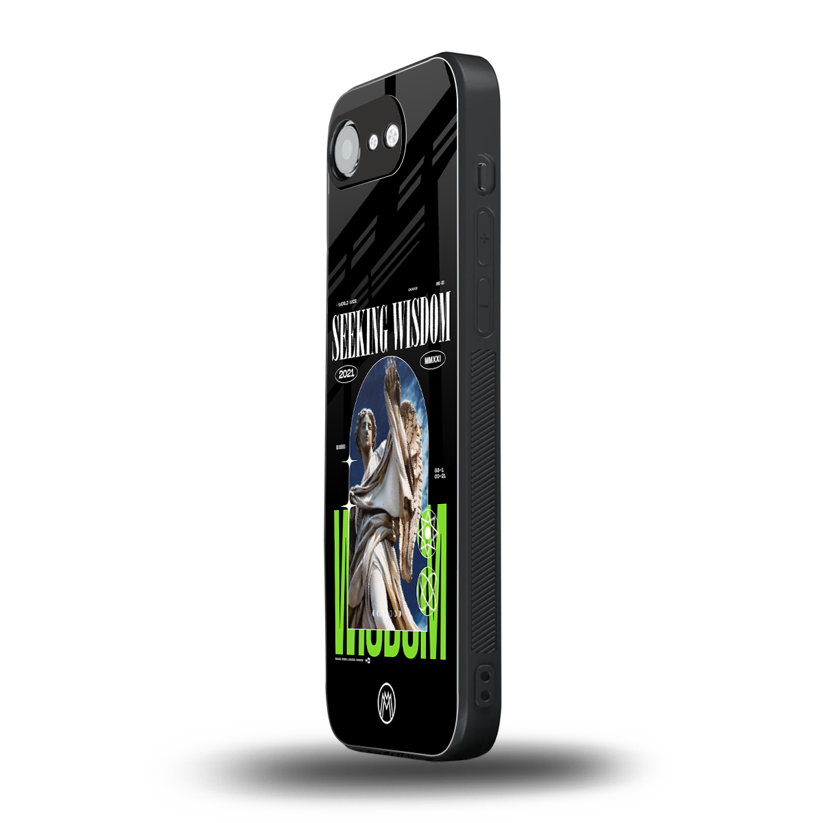 seeking wisdom back phone cover | glass case for iphone 16e