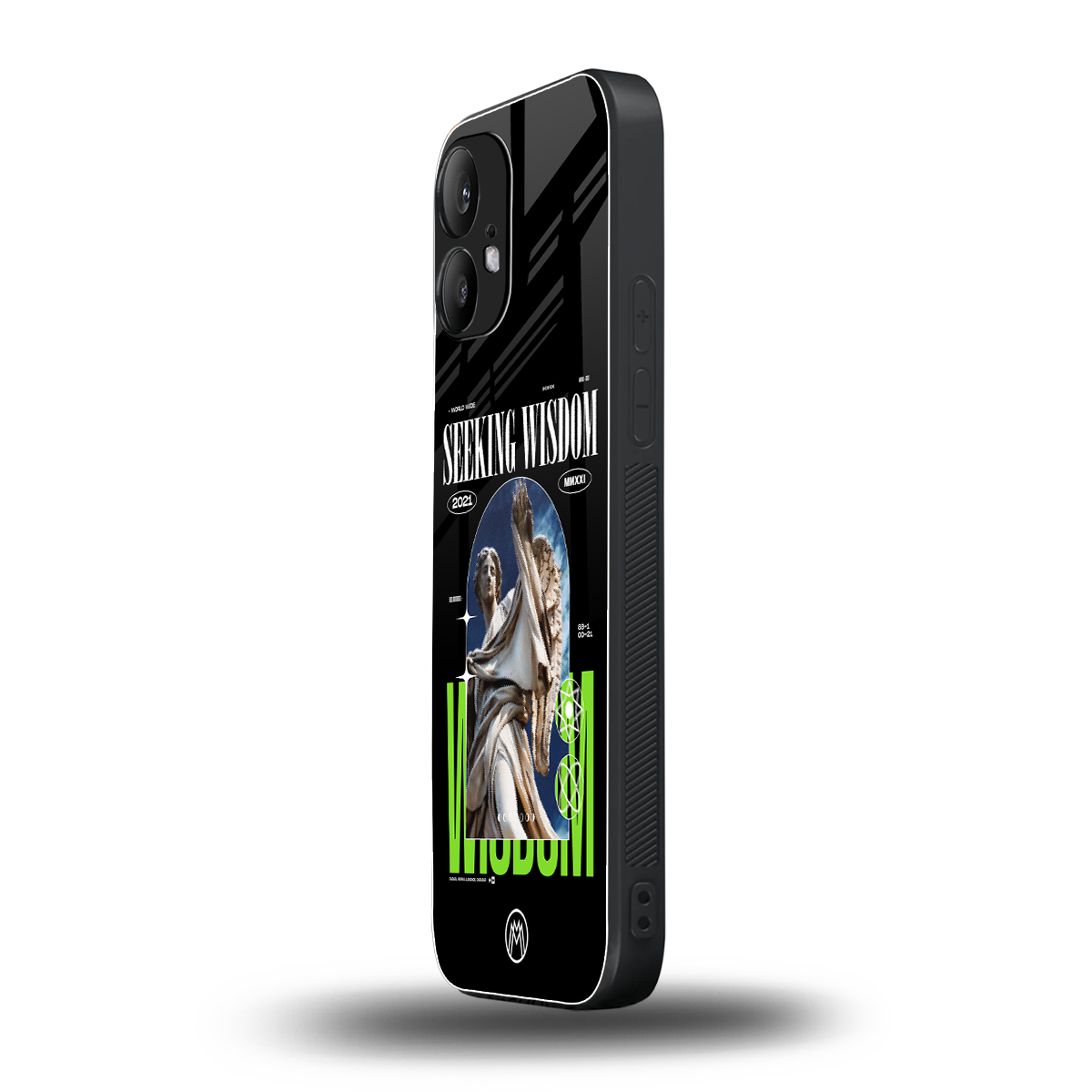 seeking wisdom back phone cover | glass case for nothing phone 2