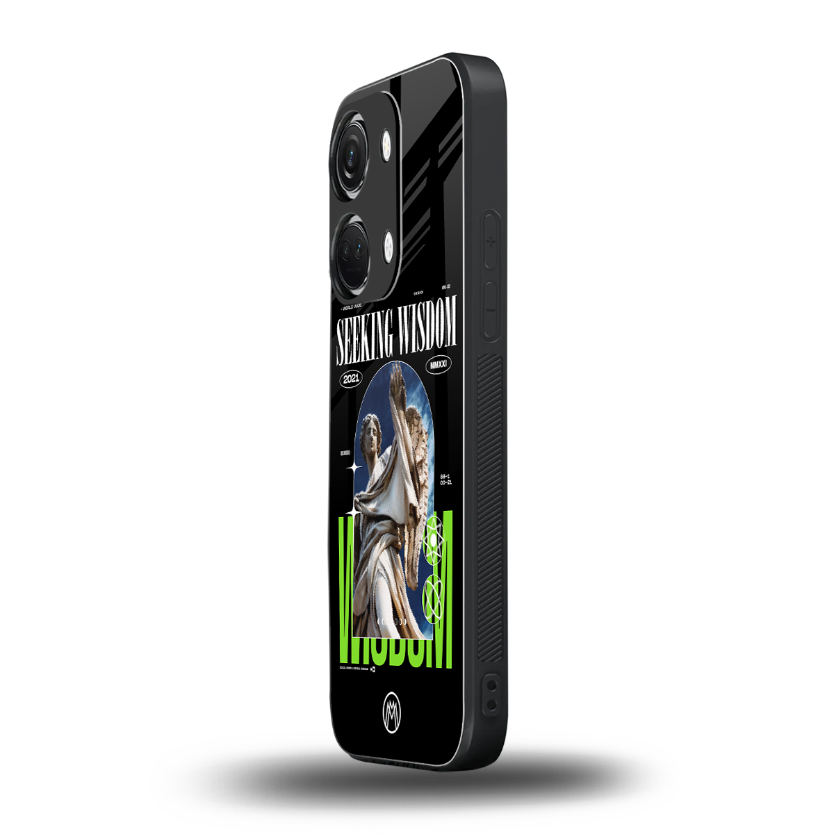 seeking wisdom back phone cover | glass case for oneplus nord 3