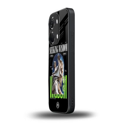 seeking wisdom back phone cover | glass case for oneplus nord 3