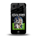 seeking wisdom back phone cover | glass case for oneplus nord 4