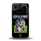 seeking wisdom back phone cover | glass case for oneplus nord 4