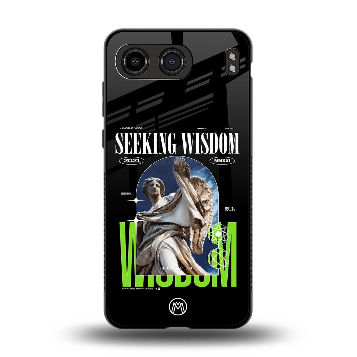 seeking wisdom back phone cover | glass case for oneplus nord 4