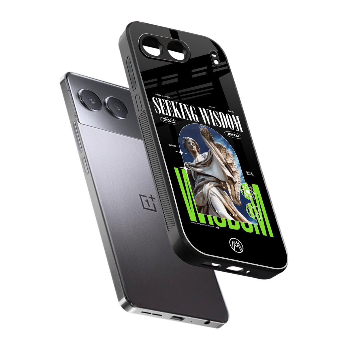seeking wisdom back phone cover | glass case for oneplus nord 4